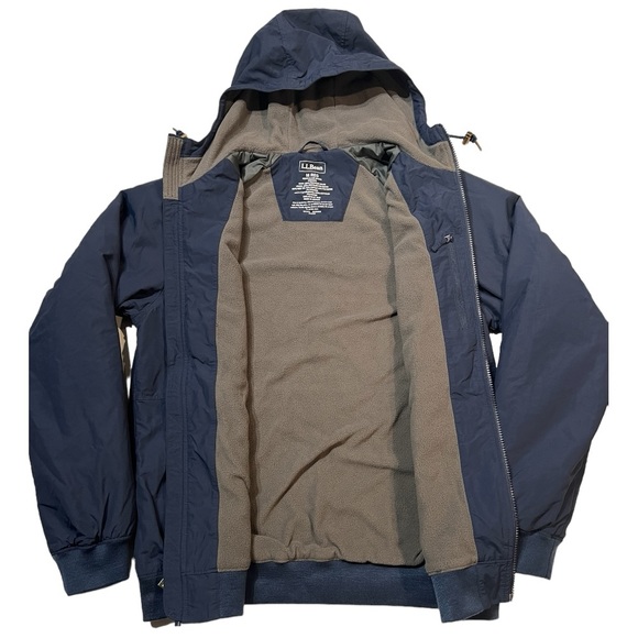 NWOT L.L.Bean Insulated 3-Season Bomber Hooded Jacket - Picture 8 of 13